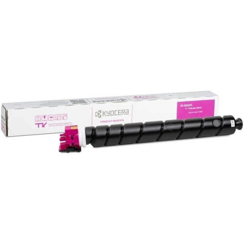 Картридж лазерный Kyocera TK-8365M (1T02YPBNL0) пурпурный, 12000 страниц, оригинальный для Kyocera TASKalfa 2554ci