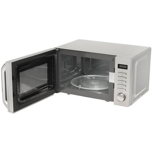 Микроволновая печь Haier HMB-DM208SA серебристый Микроволновая печь Haier HMB-DM208SA серебристый — Внешний вид с другого ракурса