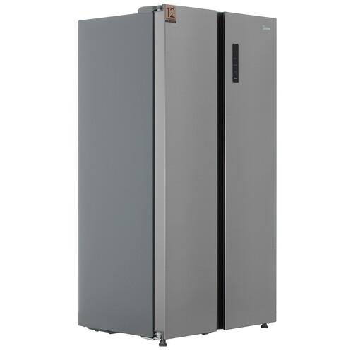 Холодильник Side by Side   Midea MDRS710FGE46 серебристый