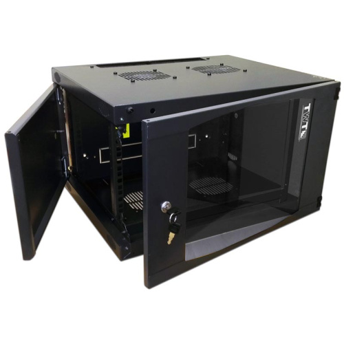 Шкаф коммутационный Lanmaster Next TWT-CBWNG-12U-6X6-BK черный 12U 550x600мм пер.дв.стекл 60кг