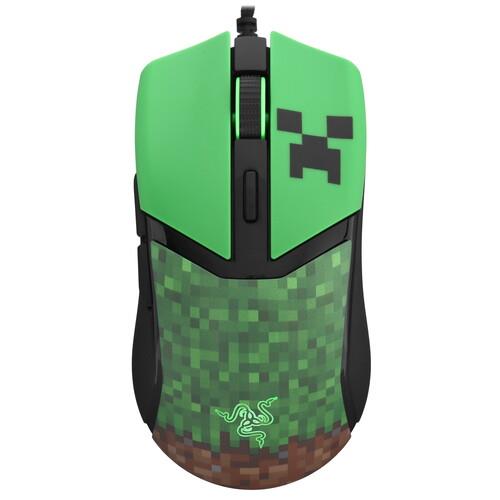 Мышь проводная Razer Cobra - Minecraft Ed. [RZ01-04650200-R3M1] зеленый