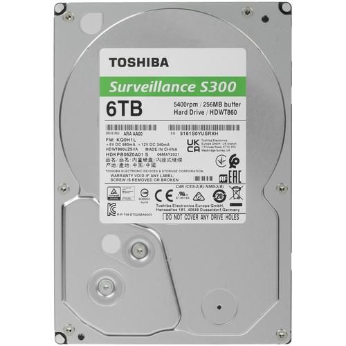 6 ТБ Жесткий диск Toshiba S300 Surveillance [HDWT860UZSVA]