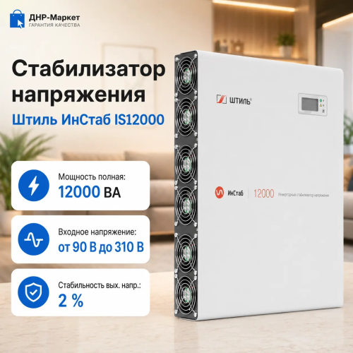 Стабилизатор напряжения Штиль ИнСтаб IS12000