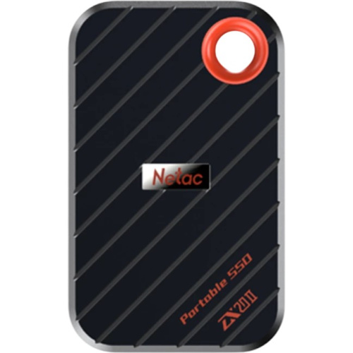 Внешний SSD Netac ZX20 II (NT01ZX20II-2T0-32BK) 2.0Tb (USB3.2 Type-C, 2000/1800MBs, 78x46x8mm, 47g)