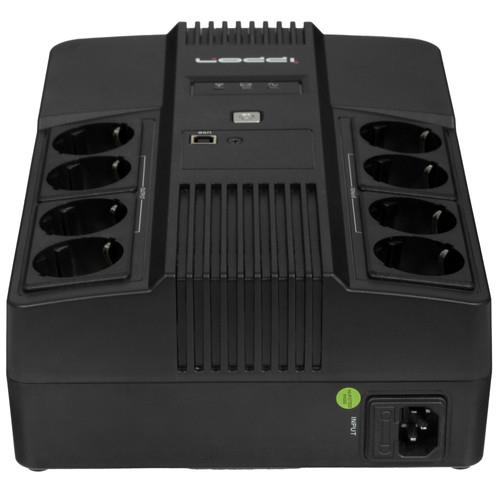 ИБП Ippon Nut 850 ИБП Ippon Nut 850 — Выходные разъёмы и интерфейсы