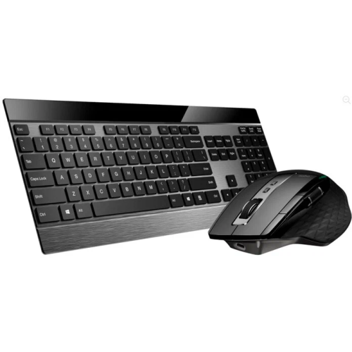 Клавиатура + мышь Rapoo 9900M Black (19354) клав. черный, мышь. черный USB беспроводная Bluetooth/Радио