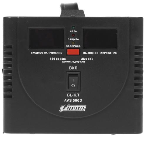Стабилизатор напряжения PowerMan AVS 500D Black — дополнительный ракурс 1