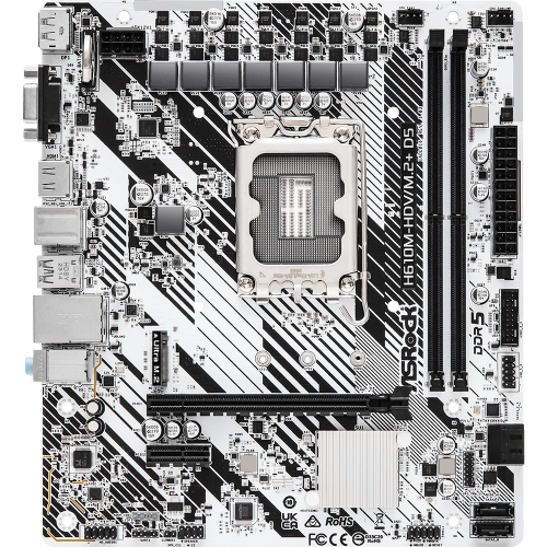 Материнская плата Asrock H610M-HDV/M.2+ D5