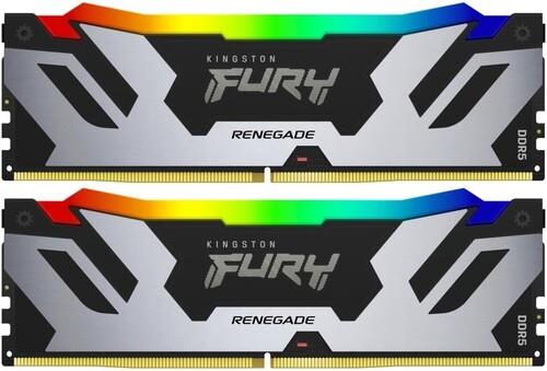 Оперативная память Kingston FURY Renegade Silver RGB [KF564C32RSAK2-96] 96 ГБ