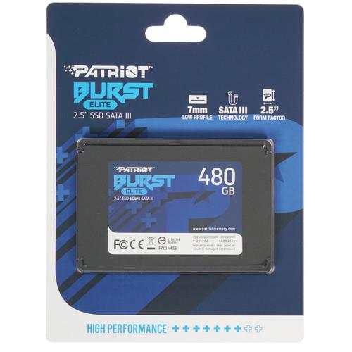 480 ГБ 2.5" SATA накопитель Patriot Burst Elite [PBE480GS25SSDR]