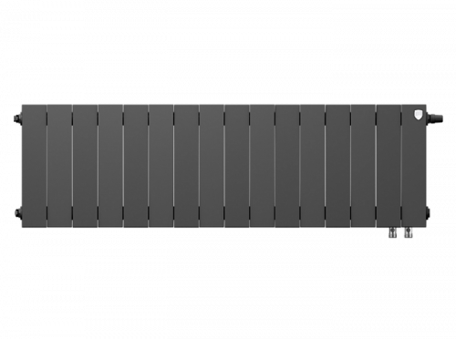 Биметаллический радиатор отопления  Royal Thermo Pianoforte 300 16 Секций Noir Sable Vdr