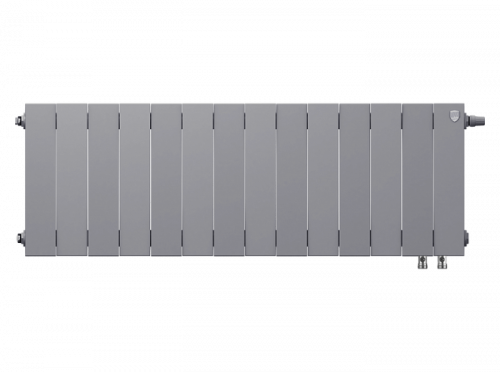 Биметаллический радиатор отопления  Royal Thermo Pianoforte 300 14 Секций Silver Satin Vdr