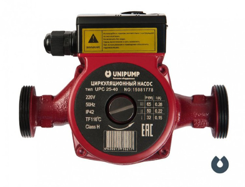 Насос UNIPUMP UPC 25-40 180 (53843) циркуляционный (1/1)