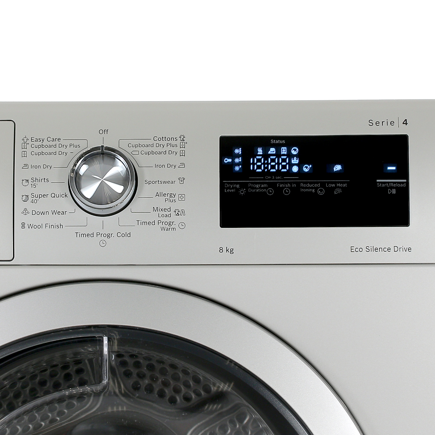Сушильная машина Bosch WTN86202ME серый Сушильная машина Bosch WTN86202ME серый — Внешний вид с другого ракурса