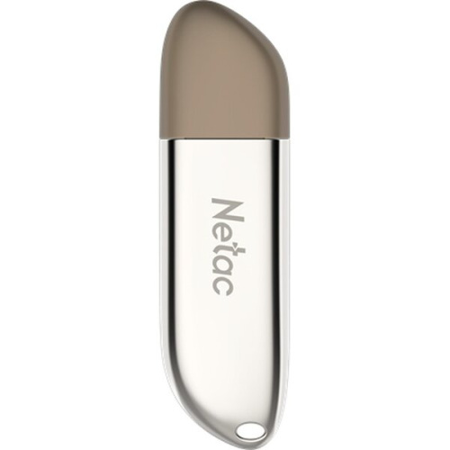 USB-флешка NETAC U352 (NT03U352N-128G-32PN) USB3.0 128GB, металлическая, с колпачком