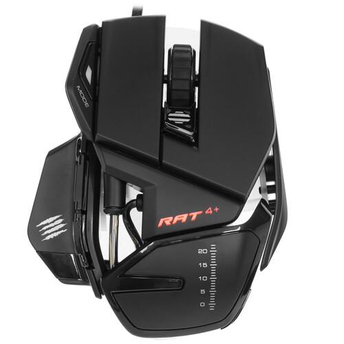 Мышь проводная Mad Catz R.A.T. 4+ [MR03MCINBL000-0] черный