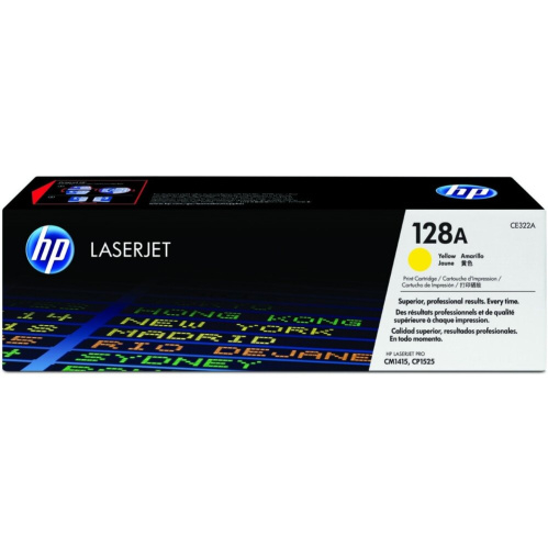 Картридж лазерный HP 128A CE322A желтый (1300стр.) для HP CM1415/CP1525
