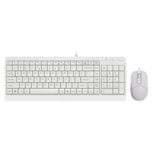 Клавиатура + мышь A4Tech Fstyler F1512 белый