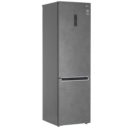 Холодильник с морозильником   LG GA-B509MCUM серый
