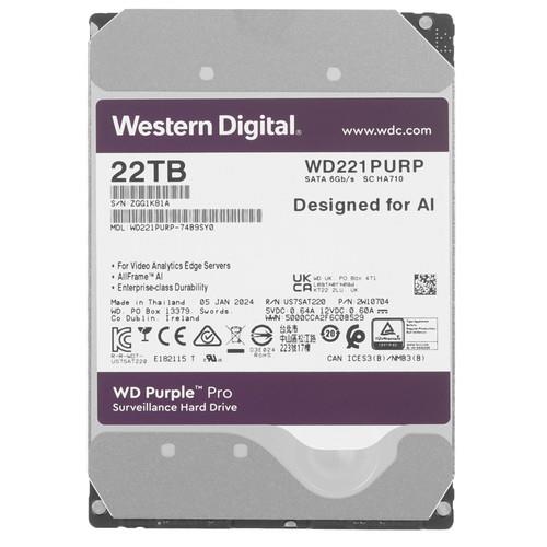 22 ТБ Жесткий диск WD Purple Pro [WD221PURP]
