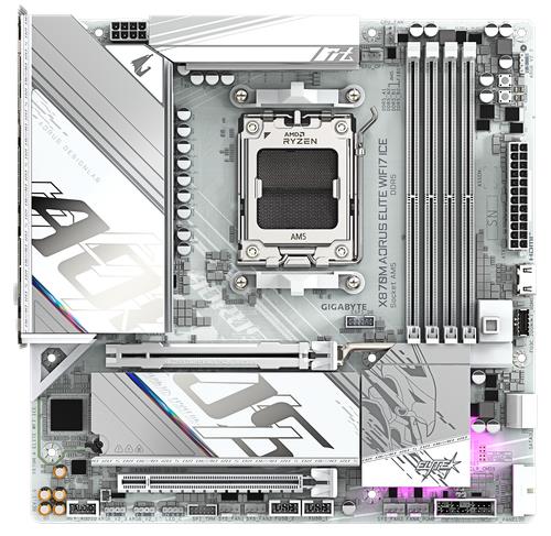 Материнская плата GIGABYTE X870M AORUS ELITE WIFI7 ICE