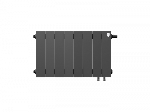 Биметаллический радиатор отопления  Royal Thermo Pianoforte 300 8 Секций Noir Sable Vdr