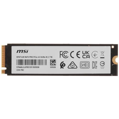 1000 ГБ M.2 NVMe накопитель MSI SPATIUM M470 PRO [S78-440L0J0-P83]