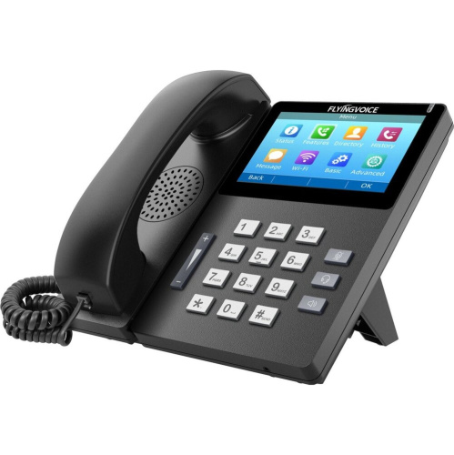 Телефон IP Flyingvoice FIP15GPlus черный