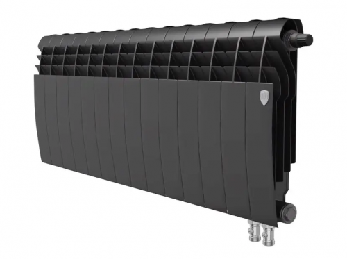 Биметаллический радиатор отопления  Royal Thermo Biliner 350 Vdr 14 Секций Noir Sable