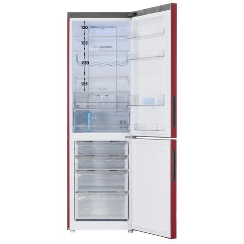Холодильник с морозильником Haier C2F636CRRGU1 красный Холодильник с морозильником Haier C2F636CRRGU1 красный — Дополнительный ракурс