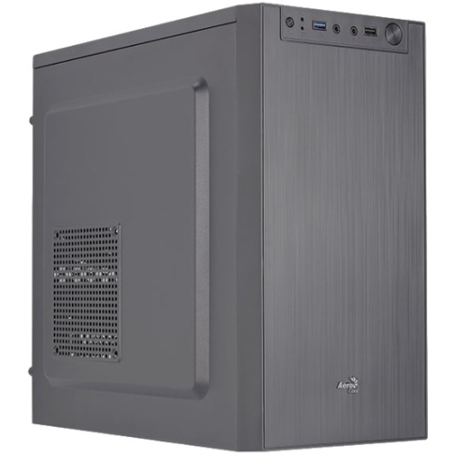 Корпус Aerocool Cs-108-S-BK-v1 (mATX, без БП, USB3.0 x1, USB2.0 x1, 8cm black fan x1)