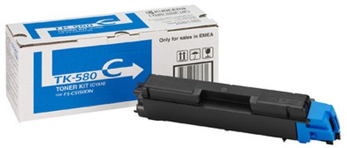 Тонер-картридж Kyocera 1T02KTCNL0 TK-580C 2 800 стр. Cyan для FS-C5150DN