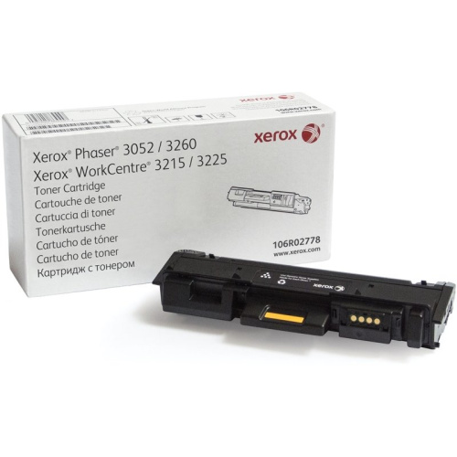 Тонер-картридж Xerox 106R02778 черный для Xerox Ph 3052/3260/WC 3215/3225 3000 стр.(Channels)