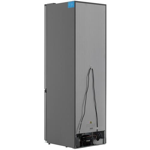 Холодильник с морозильником Midea MDRB601MME46 серебристый Холодильник с морозильником Midea MDRB601MME46 серебристый — Внешний вид с другого ракурса