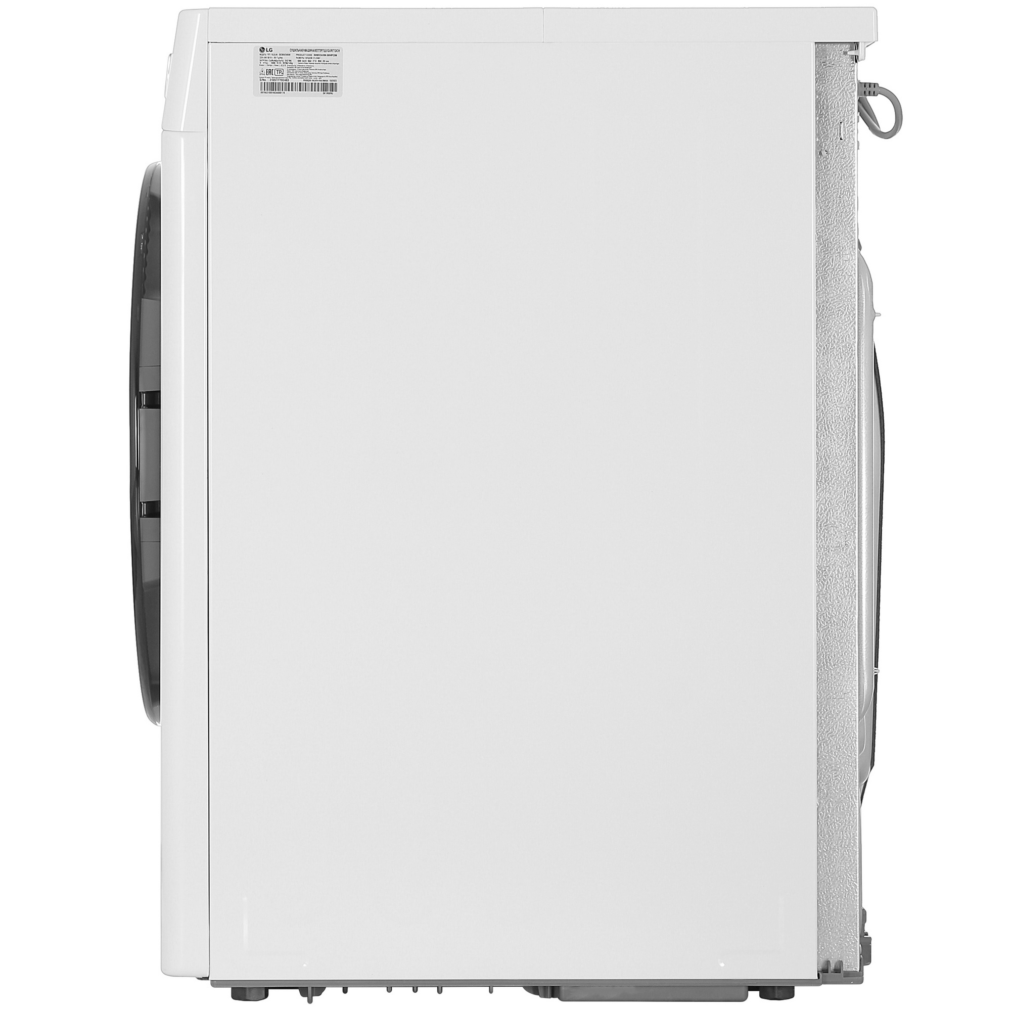 Сушильная машина LG DC90V3V6W белый Сушильная машина LG DC90V3V6W белый — Корпус и элементы управления