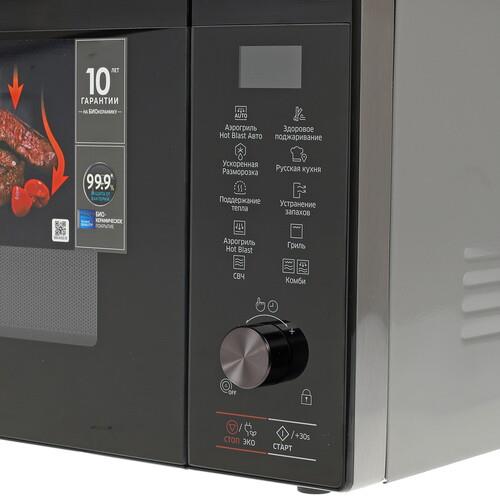 Микроволновая печь Samsung MC32K7055CT серебристый Микроволновая печь Samsung MC32K7055CT серебристый — Внешний вид с другого ракурса