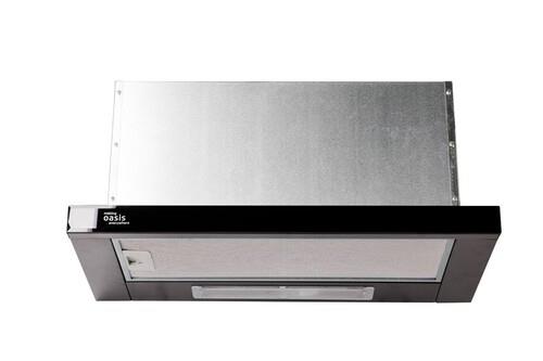 Вытяжка телескопическая Oasis VT-60BG (P) черный/черный