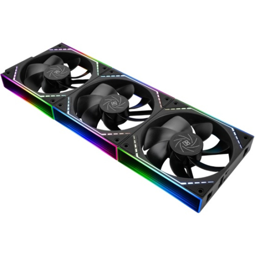 Комплект вентиляторов (3 шт.) Thermalright TL-M12QR X3 (TRTLM12QRX3.3P) / Reverse / ARGB / 120mm PWM