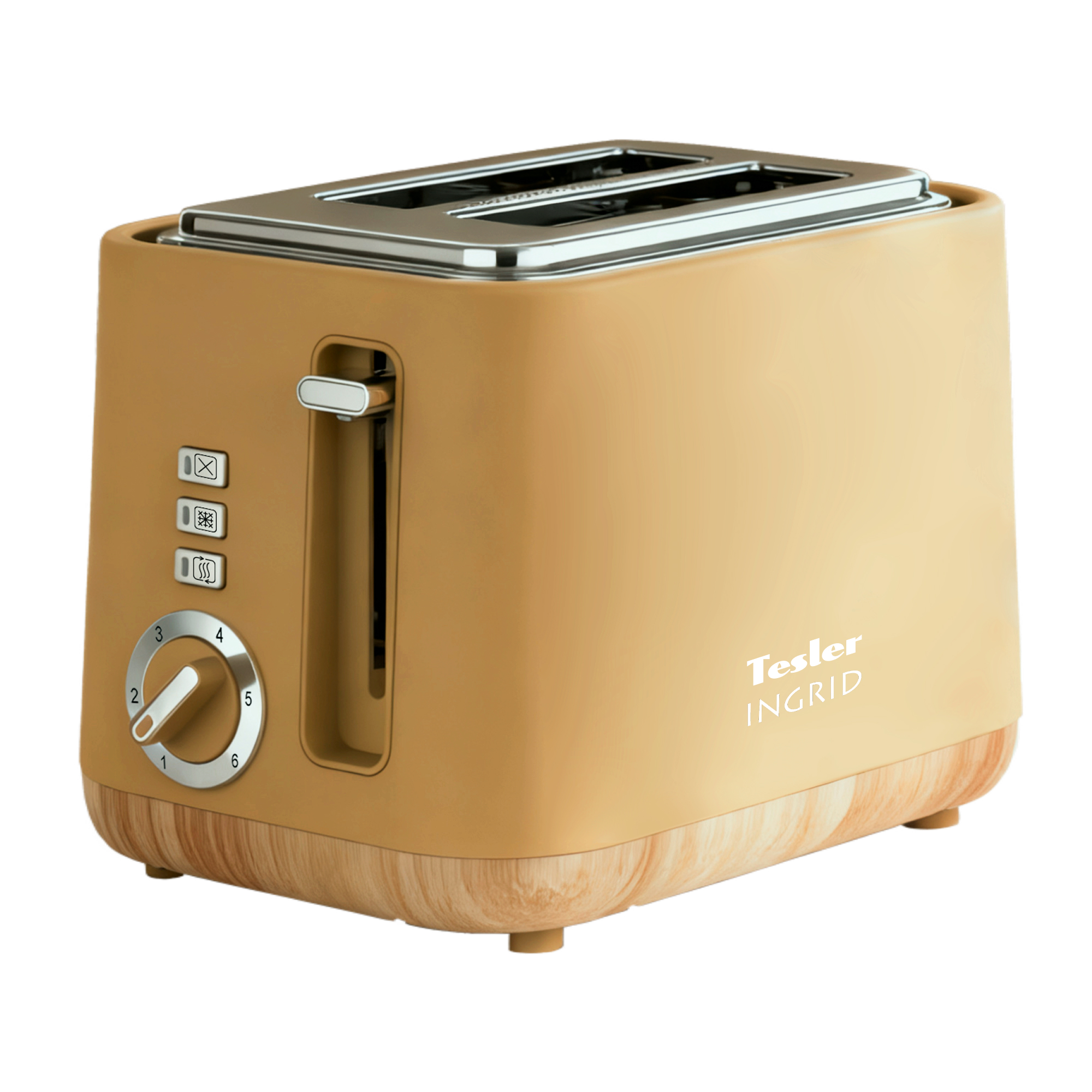 Тостер TESLER TT-244 Ochre Yellow — фотография 3