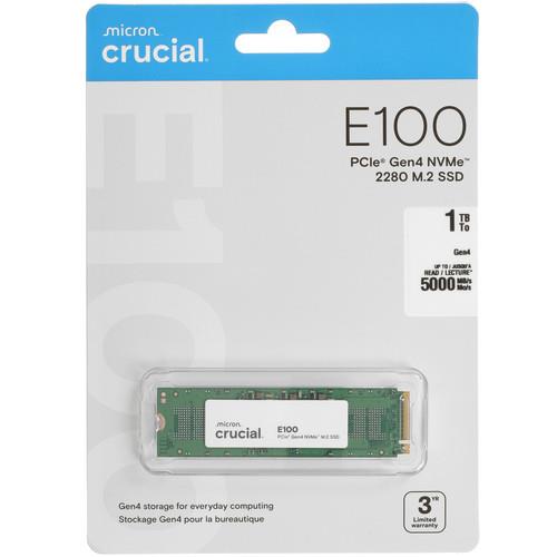 1000 ГБ M.2 NVMe накопитель Crucial E100 [CT1000E100SSD8]