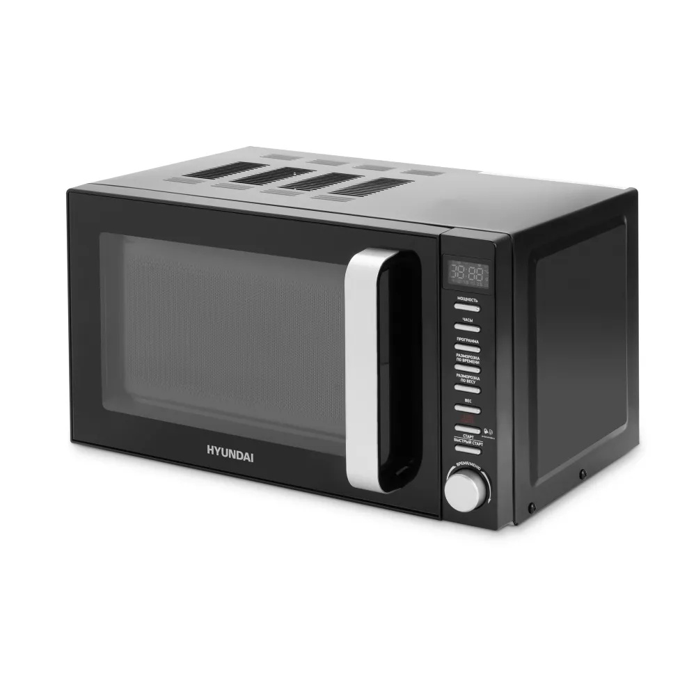 Микроволновая печь Hyundai HYM-D3043 серебристый — фотография 2