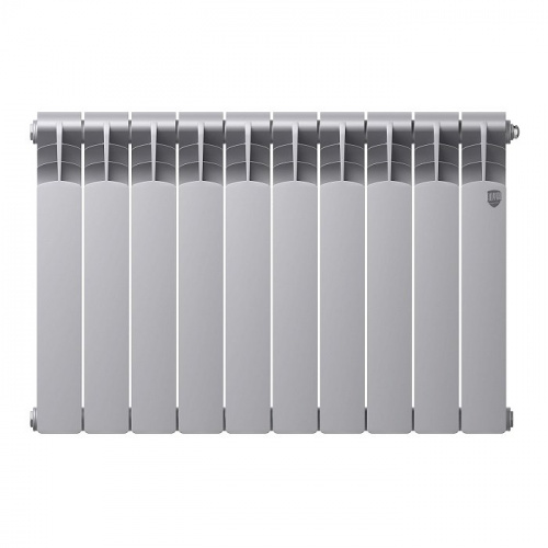 Биметаллический радиатор отопления  Royal Thermo Revolution Bimetall 500 2.0 10 Секций Silver Satin