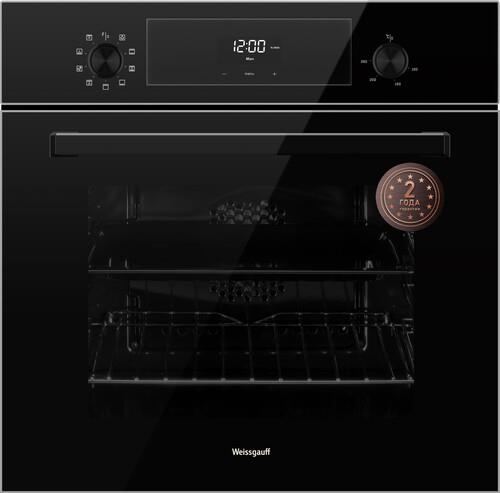 Электрический духовой шкаф Weissgauff EOV 306 SB Black Edition черный