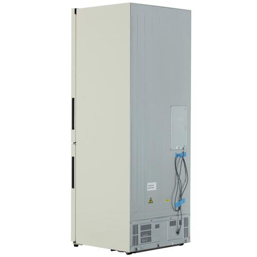 Холодильник с морозильником Haier C4F744CCGU1 бежевый Холодильник с морозильником Haier C4F744CCGU1 бежевый — Внешний вид с другого ракурса