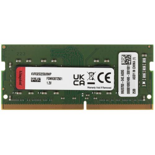 Оперативная память SODIMM Kingston ValueRAM [KVR32S22S8/8WP] 8 ГБ