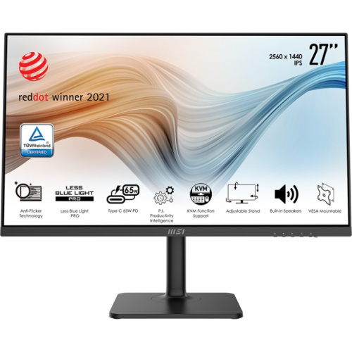 Монитор MSI Modern MD272XP (9S6-3PB19H-232) черный