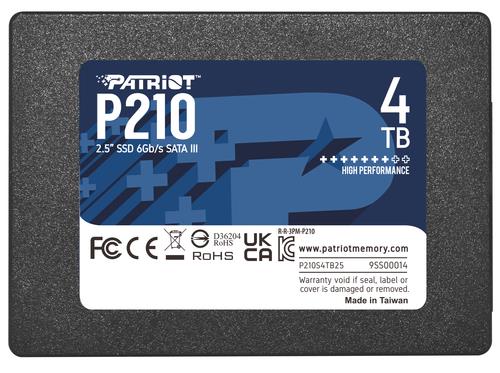 4000 ГБ 2.5" SATA накопитель Patriot Memory P210 [P210S4TB25]