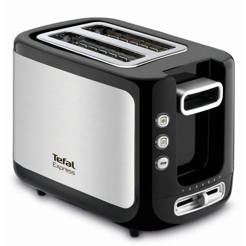 Тостер Tefal TT365031 серебристый/черный
