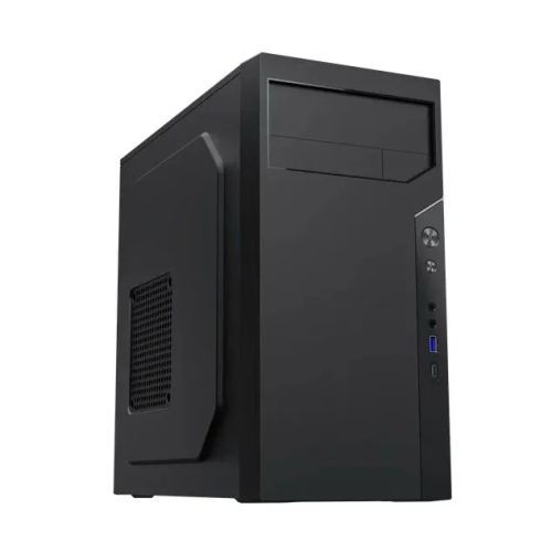 Корпус ZIRCON Iva BK (Midi Tower, Черный, БП 450Вт., 1*USB3.0, 1*USB Type-C, HD Audio)