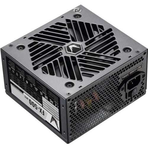 Блок питания Formula FX-500 ATX 500W (24+4+4pin) APFC 120mm fan 4xSATA RTL